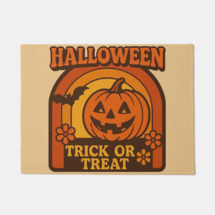 Paillasson Vintage 1970 Trick or Treat Halloween