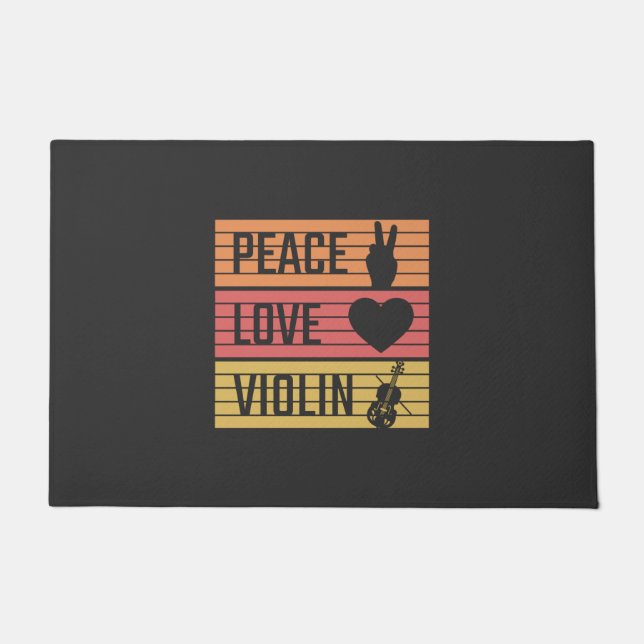 Paillasson Violon Violoniste Fiddle (Devant)