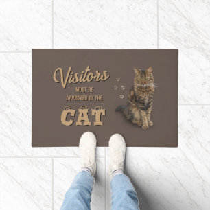 Paillasson Visiteurs approuvés par Cat 😸 Door Mat