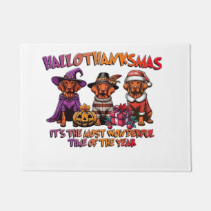 Paillasson Vizsla Halloween Thanksgiving Christmas Classic T-