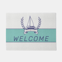 Voilier nautique Turquoise Blue Navy été