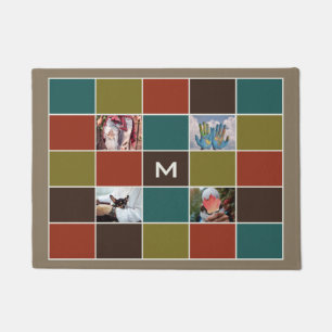 Paillasson VOS PHOTOS & MONOGRAM porte nattes personnalisées