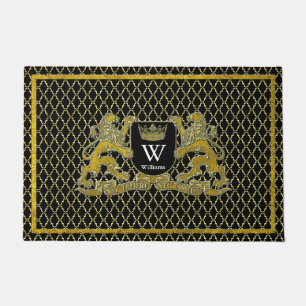 Paillasson Votre Armoiries Monogramme Votre texte