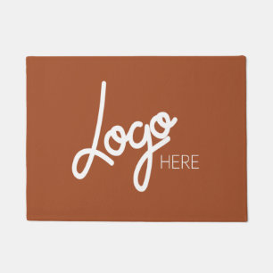 Paillasson Votre logo d'entreprise Élégante Terracotta modern