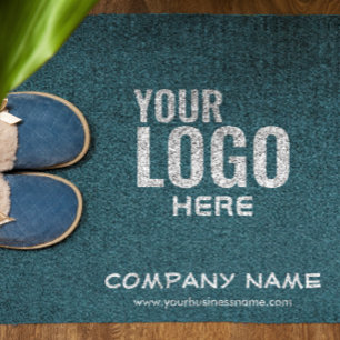 Paillasson Votre marque de logo Porte de l'entreprise