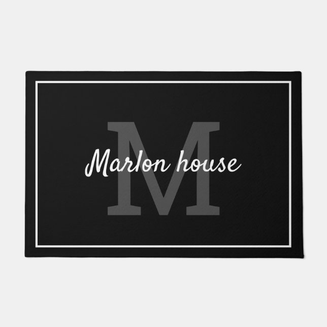 Paillasson Votre nom est monogrammé (Devant)