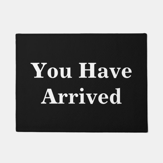 Paillasson Vous avez drôle arrivé (Devant)