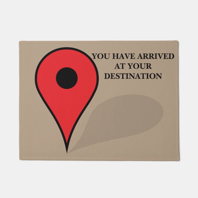 PAILLASSON VOUS ÊTES ARRIVÉS À VOTRE DESTINATION (Devant)
