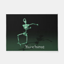 Vous êtes invité Skeleton Funny Door Mat