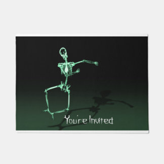 Paillasson Vous êtes invité Skeleton Funny Door Mat