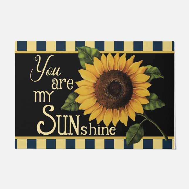 Paillasson Vous Êtes Mon Sunshine Sunflower Mat, Sunflower Re (Devant)