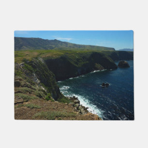 Paillasson Vue de l'île de Santa Cruz dans les îles du Channe