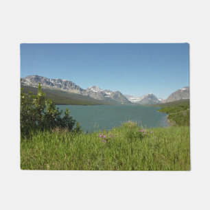 Paillasson Vue du lac Swiftcurrent au Glacier National Park