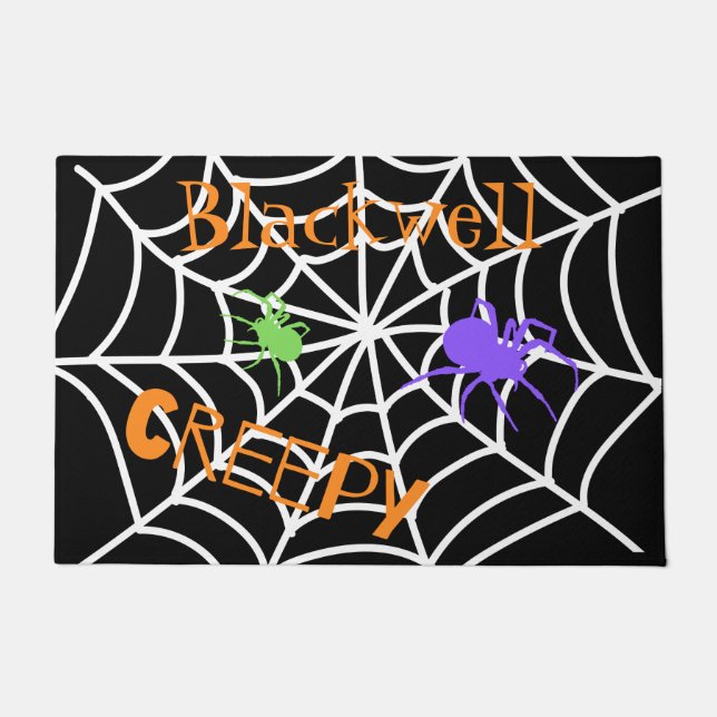 Paillasson Web éffrayant Spider (Devant)