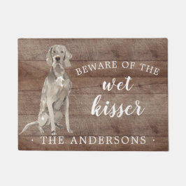 Paillasson Weimaraner Chien Personnalisé Porte Mat