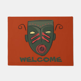 Paillasson Welcome Mat, Tiki Bar, modifier le texte Doormat