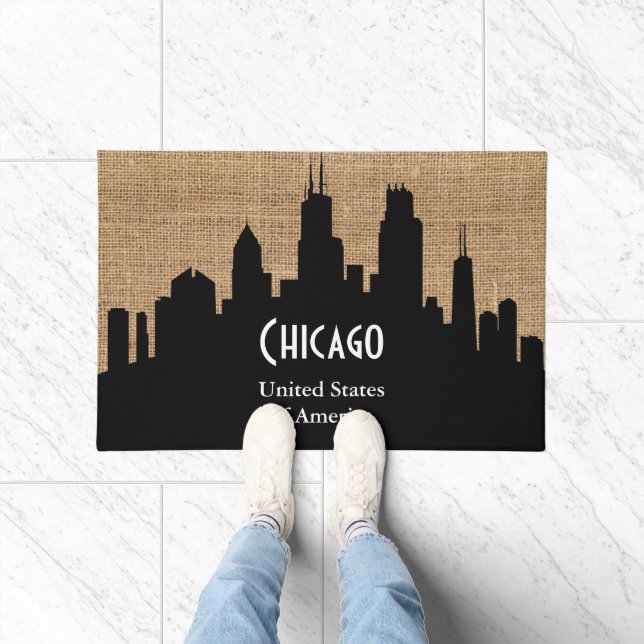 Paillasson Welcome Texture Burlap - Chicago (Intérieur)