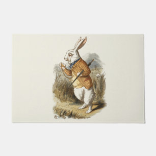 Paillasson White Rabbit from Alice In Wonderland Vintage