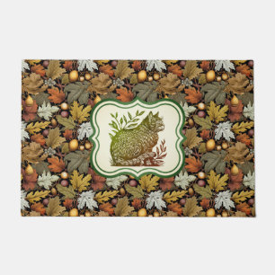 Paillasson William Morris Feuilles d'automne personnalisées a