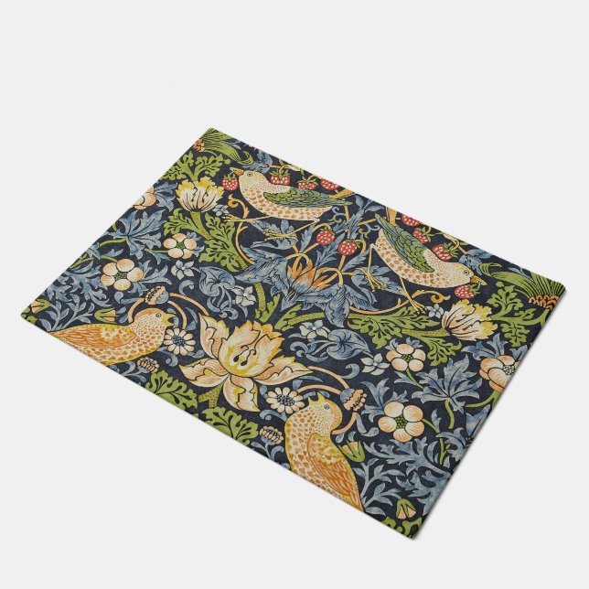 Paillasson William Morris - Fraise Thief Motif Floral (Incliné)