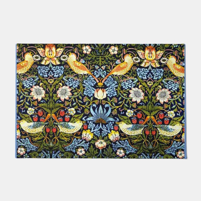 Paillasson William Morris - Thief aux fraises (Devant)