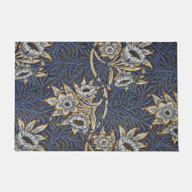 Paillasson William Morris Tulip et Willow Floral (Devant)