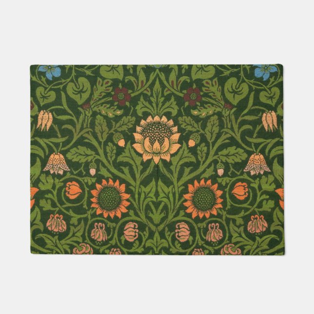 Paillasson William Morris Violet et Columbine Art Rug (Devant)