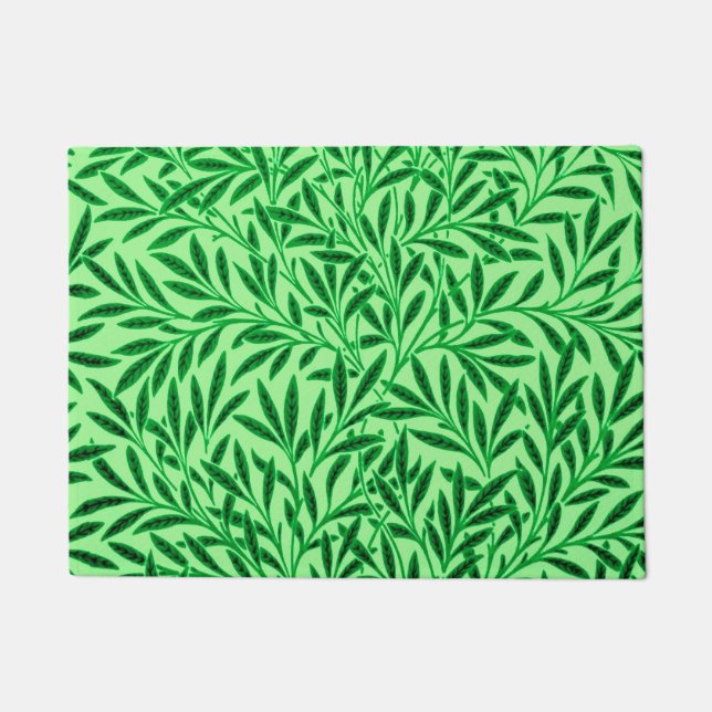 Paillasson William Morris Willow Motif, Light Jade Green (Devant)