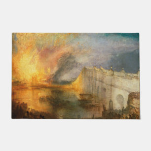 Paillasson William Turner - L'incendie du Parlement