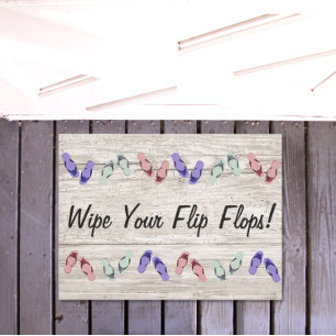 Paillasson Wipe Your Flip Flops Door Mat