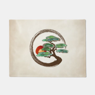 Paillasson Zen Enzo Geode Bonsai Tree sur toile