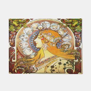 Paillasson Zodiaque 1896 d'Alfons Mucha