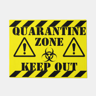 Paillasson Zone de quarantaine