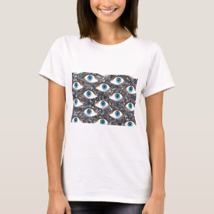 Pailletten Augen T-Shirt
