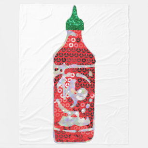 Pailletten-Hot-Sauce-Decke Fleecedecke
