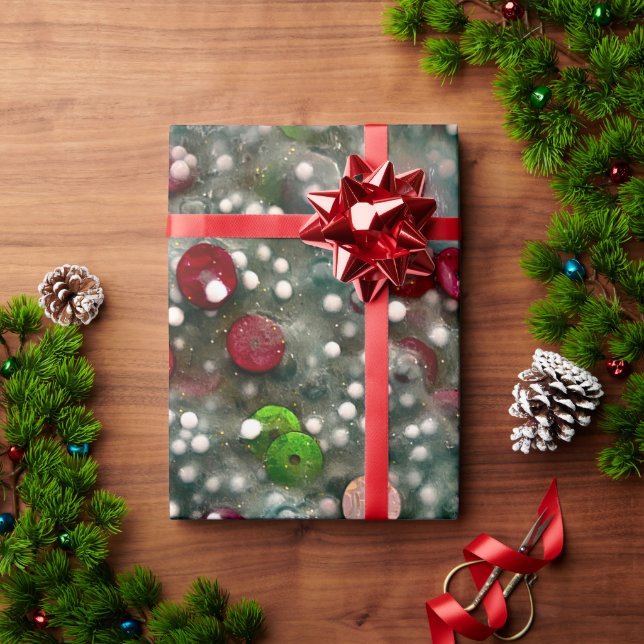 Pailletten-Schlamm-Geschenkpapier Geschenkpapier (Feiertagsgeschenk)