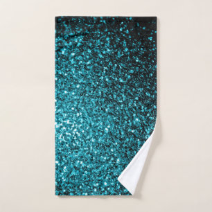 Paillettes bleu aqua scintillantes