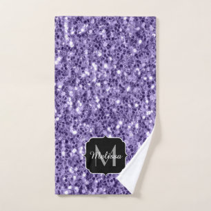Paillettes de violet ultra violet Monogramme