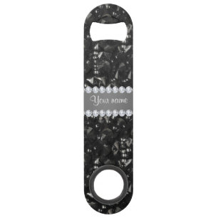 Paillettes et diamants noirs de Faux