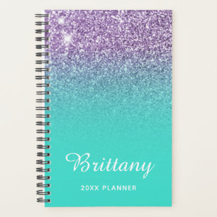 Paillettes Ombrées Turquoise Violet Clair Personna