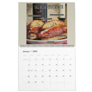 Pain cassé : éléments d'un calendrier sandwich