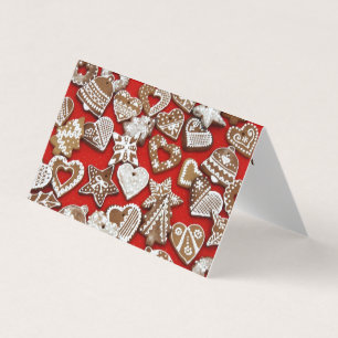 Pain d'épice de Noël Cookies Cartes pliées