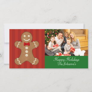 Pain d'épice homme - Cartes photos de Noël