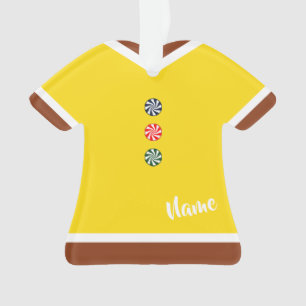 Pain d'épices Chemise Jaune Noël
