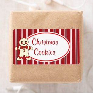 Pain d'épices Cookies de Noël Étiquette