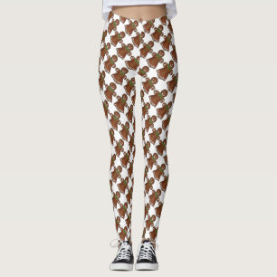 Pain d'épices Femme Lady Noël Cuisine Leggings