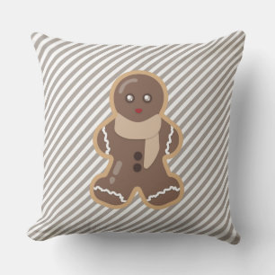 Pain d'épices Homme Beige/Violet Coussin en bande