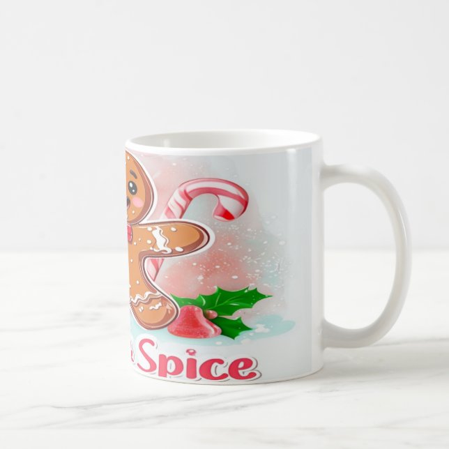 Pain d'épices Homme et Sucre de canne Mug de Noël (Droite)
