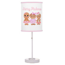 Pain d'épices rose Lampe de Noël