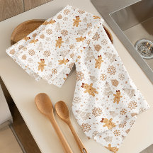Pain d'épices Serviette de cuisine avec arbre de N